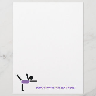 Gymnastiek geschenken, gymnastiek performer flyer