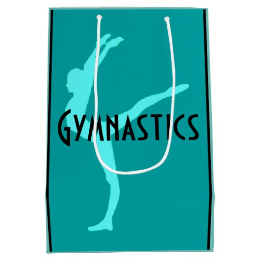 Gymnastiek Gift Bag Medium Cadeauzakje (Achterkant)