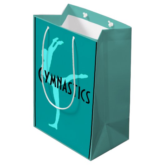 Gymnastiek Gift Bag Medium Cadeauzakje (Achterkant Gekanteld)