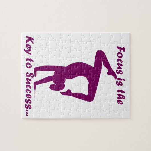 Gymnastiek Gift Legpuzzel (Horizontaal)