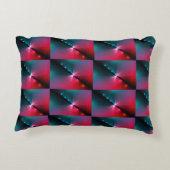 Gymnastiek gooit kussen met gymnast op ongelijke b (Achterkant)