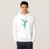 Gymnastiek - Grass Green Hoodie (Voorkant volledig)