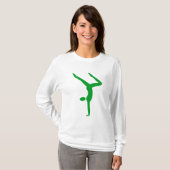 Gymnastiek - Grass Green T-shirt (Voorkant volledig)