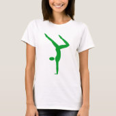 Gymnastiek - Grass Green T-shirt (Voorkant)