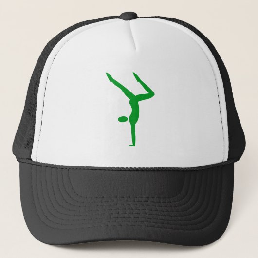 Gymnastiek - Grass Green Trucker Pet (Voorkant)