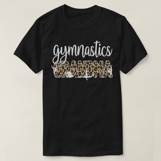 Gymnastiek grootma van Gymnast Grandmoeder 5 T-shirt (Design voorkant)