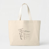 Gymnastiek Grote Tote Bag (Voorkant)