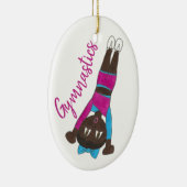 Gymnastiek Gym Coach Gymnast Gift Keramisch Ornament (Rechts)