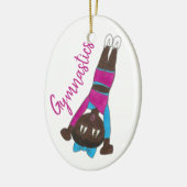 Gymnastiek Gym Coach Gymnast Gift Keramisch Ornament (Links)