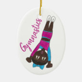 Gymnastiek Gym Coach Gymnast Gift Keramisch Ornament (Voorkant)