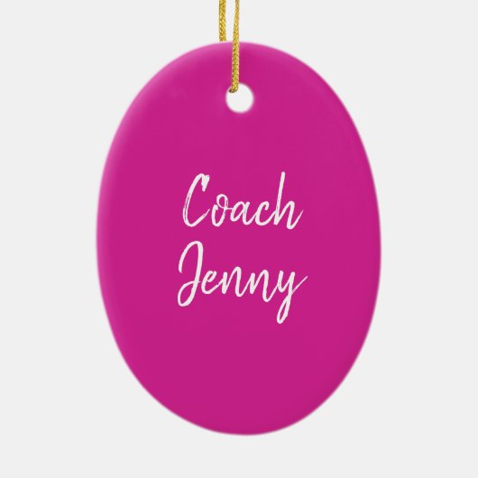 Gymnastiek Gym Coach Gymnast Gift Keramisch Ornament (Achterkant)