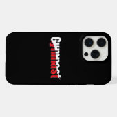 Gymnastiek - Gymnast Abstract Woordkunst Swish iPhone Hoesje (Achterkant horizontaal)