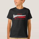Gymnastiek - Gymnast Abstract Woordkunst Swish T-shirt (Voorkant)