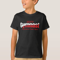 Gymnastiek - Gymnast Abstract Woordkunst Swish