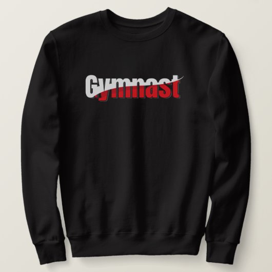 Gymnastiek - Gymnast Abstract Woordkunst Swish Trui (Design voorkant)