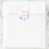 Gymnastiek Gymnast Birthday Favor Stickers Labels (Tas)
