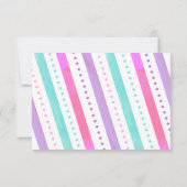 Gymnastiek Gymnast Birthday Party Bedankt voor je  Save The Date (Achterkant)