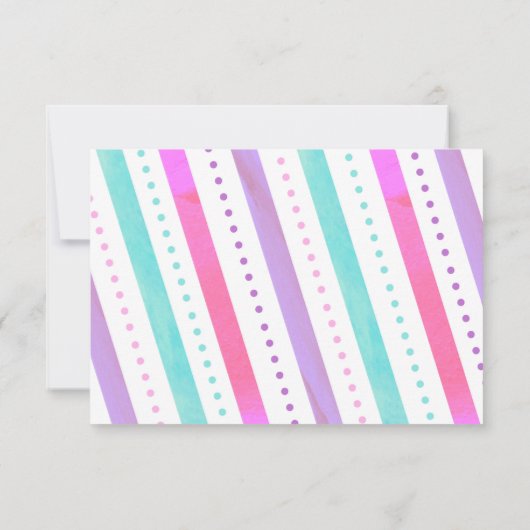 Gymnastiek Gymnast Birthday Party Bedankt voor je Save The Date (Achterkant)