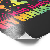 Gymnastiek Gymnast Gewoon Een Meisje Die Van Gymna Foto Afdruk (Hoek)