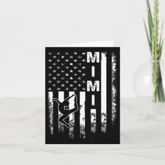 Gymnastiek Gymnast Mimi America Flag Vintage Chris Kaart