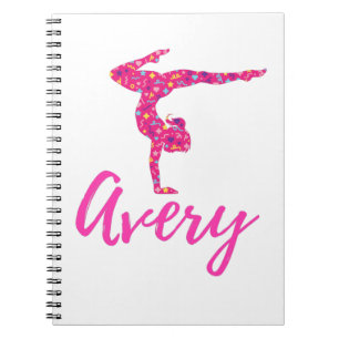 Gymnastiek Gymnast Name Avery Notitieboek