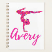 Gymnastiek Gymnast Name Avery Planner (Voorkant)