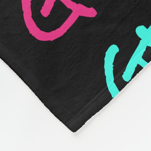 Gymnastiek Gymnast Scribble Fleece Blanket (Hoek)