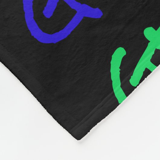 Gymnastiek Gymnast Typography Fleece Blanket Deken (Hoek)