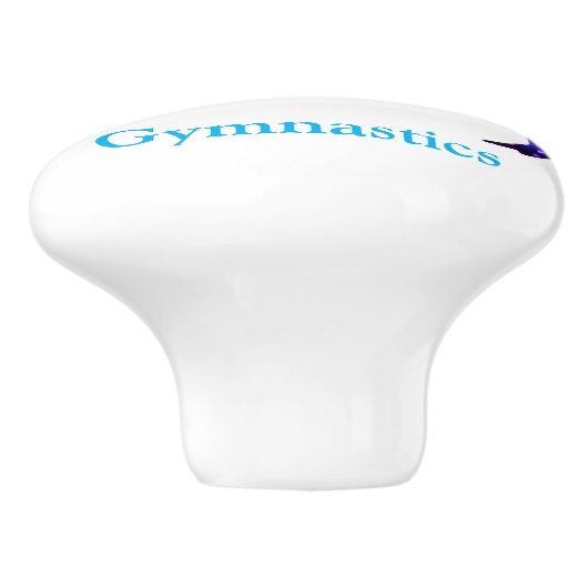 Gymnastiek Handspring Ceramic Pull Keramische Knop (Zijkant)