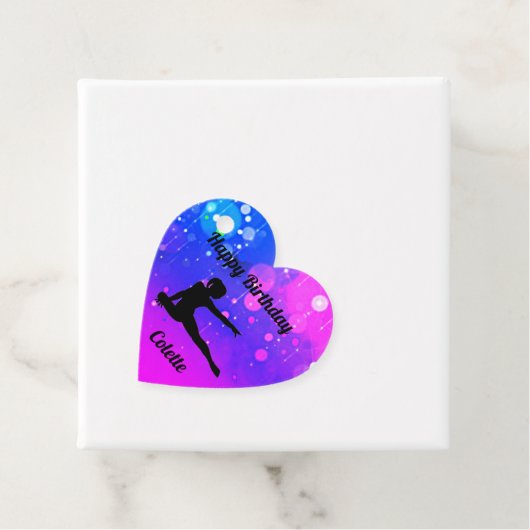 Gymnastiek Happy Birthday Bedankjes Labels (In situ)