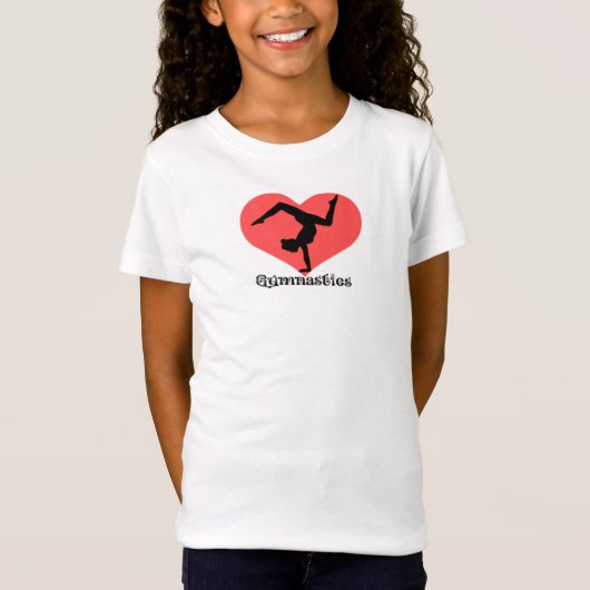 Gymnastiek hart T-shirt (Voorkant)