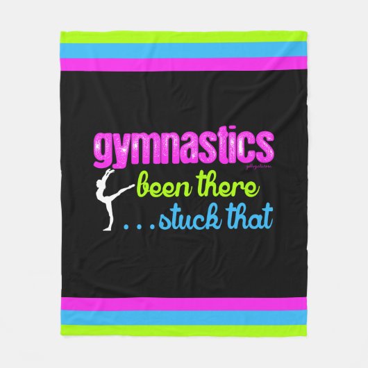 Gymnastiek - Heb je daar al vastgehouden.... Fleece Deken (Voorkant)