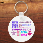 Gymnastiek herhalend sleutelhanger (Voorkant)