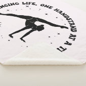 Gymnastiek Home Decor voor Balanced Living Sherpa Deken (3/4)