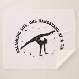 Gymnastiek Home Decor voor Balanced Living Sherpa Deken