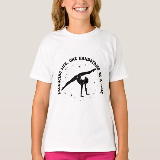 Gymnastiek Home Decor voor Balanced Living T-shirt (Voorkant)