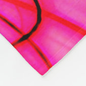 Gymnastiek Hot Pink Wave Blanket Fleece Deken (Hoek)
