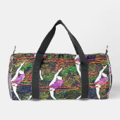 Gymnastiek Hula Hoop dans kleurrijke patroon cadea Plunjezak (Achterkant)