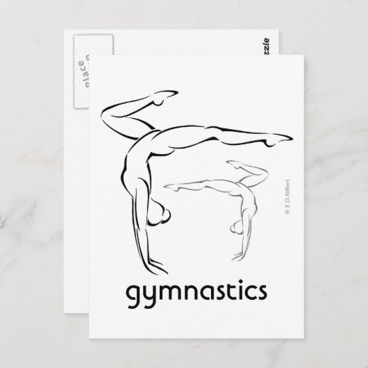 Gymnastiek II Briefkaart (Voorkant / Achterkant)