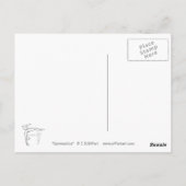 Gymnastiek II Briefkaart (Achterkant)