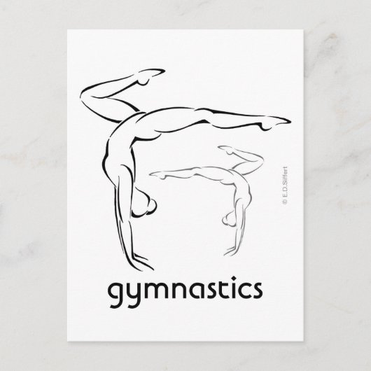Gymnastiek II Briefkaart (Voorkant)