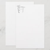 Gymnastiek II Briefpapier (Voorkant / Achterkant)