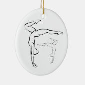 Gymnastiek II Keramisch Ornament (Rechts)