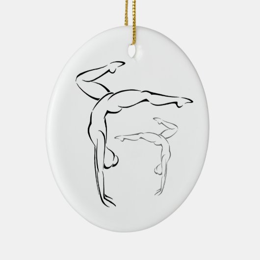 Gymnastiek II Keramisch Ornament (Rechts)