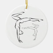 Gymnastiek II Keramisch Ornament (Voorkant)