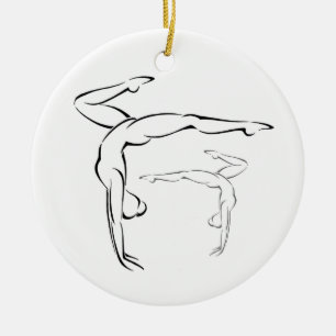 Gymnastiek II Keramisch Ornament