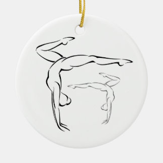 Gymnastiek II Keramisch Ornament