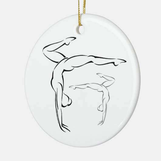 Gymnastiek II Keramisch Ornament (Links)