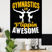 Gymnastiek ik ben Geweldige Poster (Thuiskantoor)