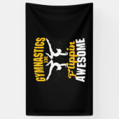 Gymnastiek ik ben Geweldige Spandoek (Verticaal)